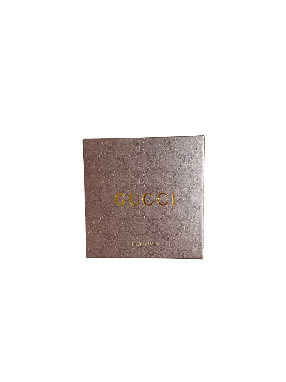 Gucci Women's Brown Logo-Embossed Accessory Box